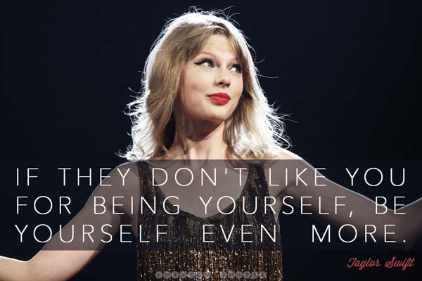 TS - If they don't like you for being yourself...